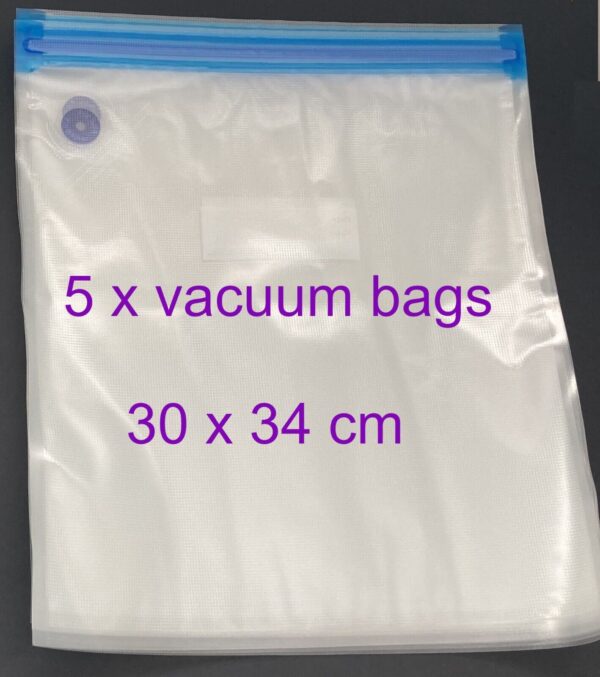 5 x 3D Filament Vacuum Storage Bags 30 x 34 cm (Bags only)