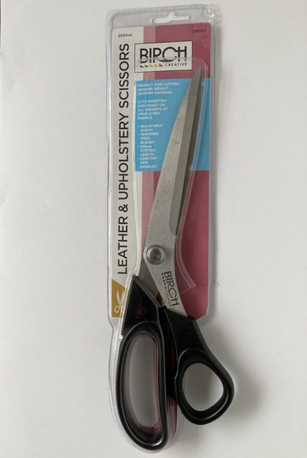 Birch 285mm leather and upholstery scissors shears suitable for heavy fabrics