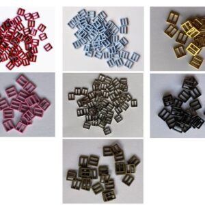 Metal Doll Clothes Belt Buckles - 4mm inner size