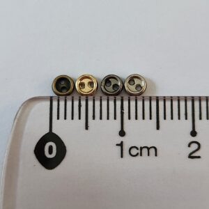 Metal Doll Clothes Buttons - 3mm