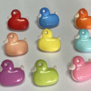Colourful Duck Buttons - 15mm