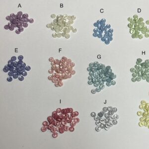 Pastel Doll Clothes Buttons - 5mm