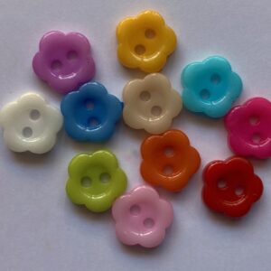 10mm Resin 2 Tone Flower
