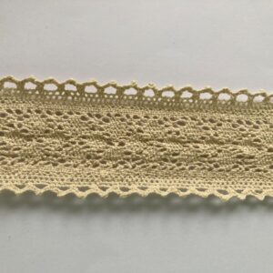 48mm Dyeable Cotton Cluny Lace Pivot Edge - 2 meters