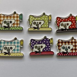 25mm Wooden Sewing Machine Buttons