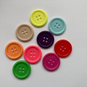 2.3cm Colourful Resin Buttons