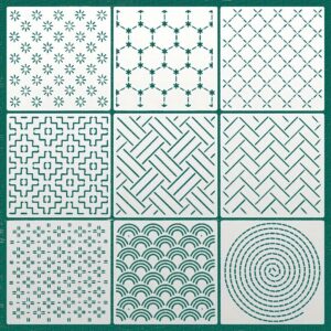 23cm Sashiko Template
